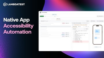 Geautomatiseerde toegankelijkheidstesten voor Android- en iOS-apps | LambdaTest-zelfstudie