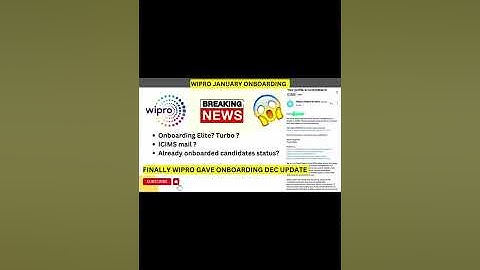 |WIPRO ONBOARD 2022| CHECK OUT THE VIDEO | SHORTS |