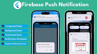 Complete Firebase Push Notification in Flutter | Foreground, Background, Terminated, Navigation