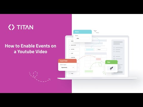 Titan Web: How to Enable Events on a YouTube Video