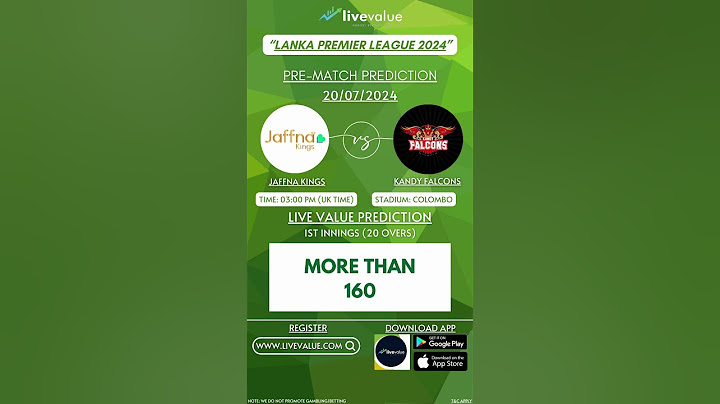 Jaffna Kings vs Kandy Falcons - Pre Match Prediction (20/07/2024) | T20 Match