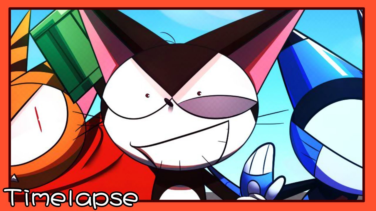 READ DESCRIPTION) Cyborg Kuro-chan - Timelapse - YouTube