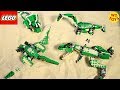 New Lego Dinosaur Surprise Toys Buried in Sand Secret Model  Brontosaurus Stop Motion Dino Unboxing