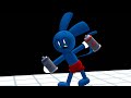 Riggy vs clone riggy reanimated in blender