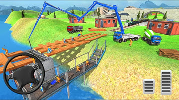 Train Bridge Construction: Railroad Building Simulator | Android Gameplay