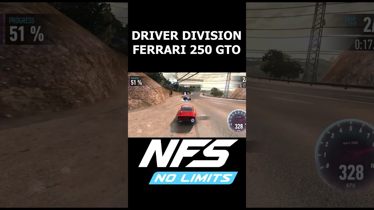 FERRARI 250 GTO | UGR | NFS No Limits #nfsnolimits #undergroundrivals