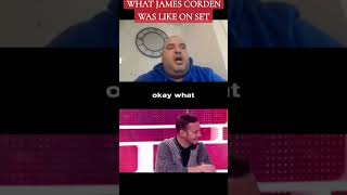 WHAT JAMES CORDEN WAS LIKE ON SET #celebrity #interaction #jamescorden