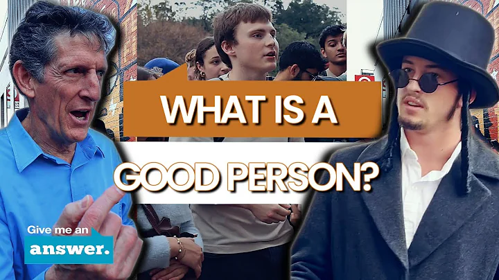 Stuart & Cliffe Knechtle | What Is A Good Person ? | Cliffe On The Streets pt.2 | Give Me An Answer