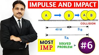IMPULSE AND IMPACT SOLVED PROBLEM 6 IN ENGINEERING MECHANICS (LECTURE 7)