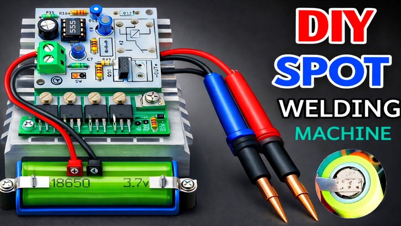 Собери свой собственный сварочный аппарат для точечной сварки | Простой и мощный