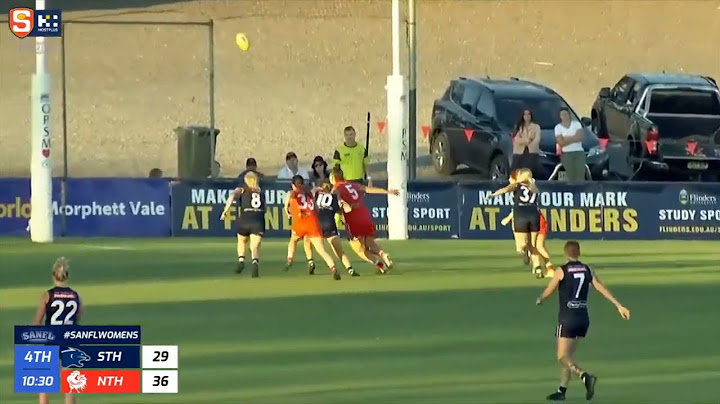 Rd 2 Hostplus SANFLW Snapshot - South's Jess Waterhouse kicks a clever goal