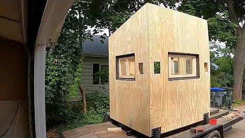 simple deer stand/ hunting blind build