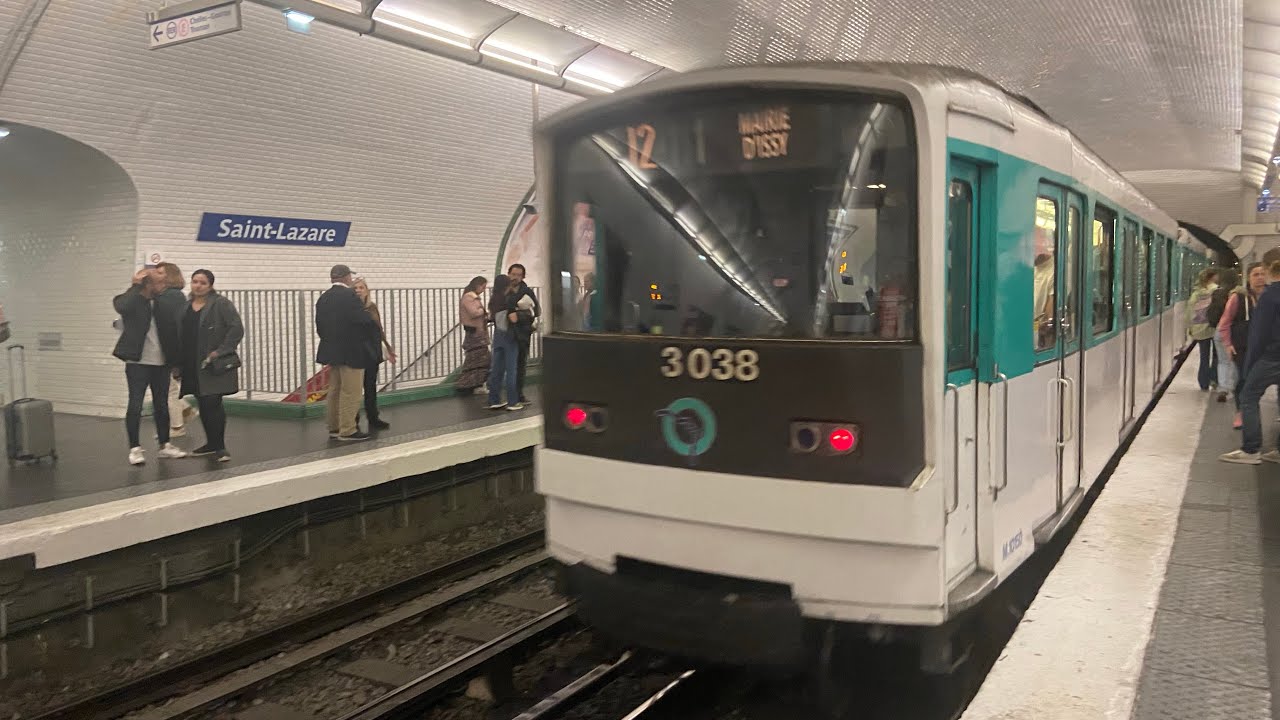 [Ligne 12 RATP] Voyage à bord d'un MF67 C2 N°3 038