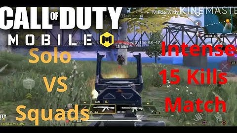 COD Mobile Solo vs Squads 15 Kills Intense Gameplay With Ps4 Controller