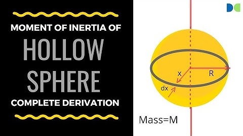 Moment of Inertia of hollow sphere || full derivation by DEV MANI sir ||✓dev classes