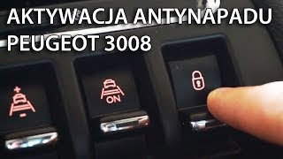 Peugeot 3008 Automatyczne Zamykanie Centralnego Zamka (Aktywacja Antynapadu) - Youtube