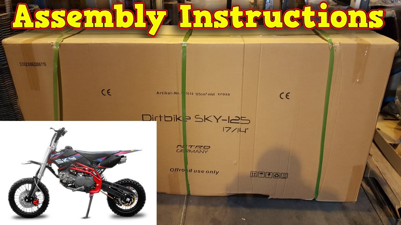 Dirt bike Sky Deluxe 17/14 125cc Pit Bike from Nitro Motors