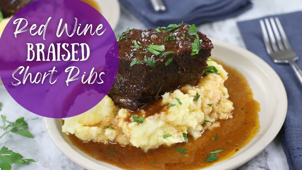 Red Wine Braised Beef Short Ribs How to Make Short Ribs Tender in