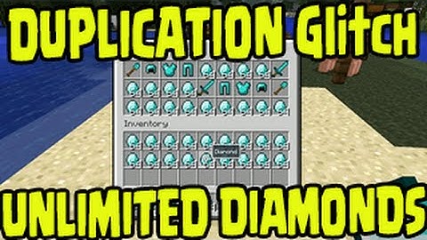 Minecraft PS3, PS4, Xbox One, Wii U - DUPLICATION UNLIMITED DIAMONDS GLITCH! Title Update TU25/TU26