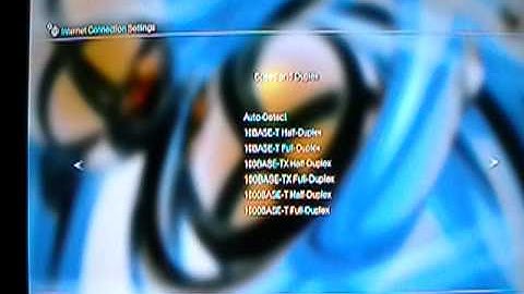 How to set a static IP on a PS3