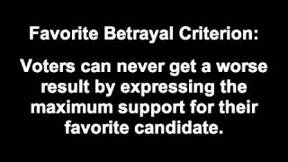 How our voting system (and IRV) betrays your favourite candidate