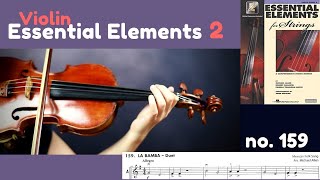[Essential Elements Violin Book 2] #159 La bamba