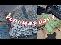 CHRISTMAS TREE SHOPPING / Vlogmas Day 1