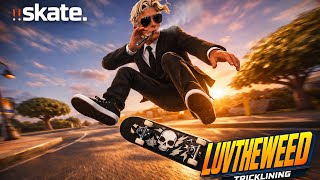 Short Skate. Stream Tricklining #skate4