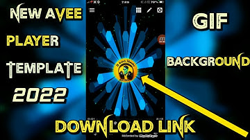 New Avee Player template 2022 || Best Tamplete Background Gif visualizer