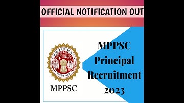 Mppsc Principal Exam - 2023 | Official Answer Key Out!!!!!!!