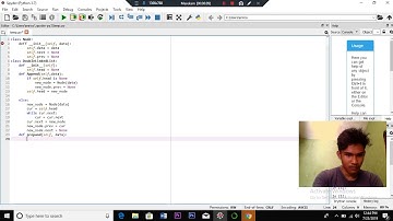 program Python double linked list