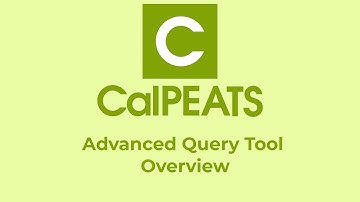 CalPEATS - Advanced Query Tool