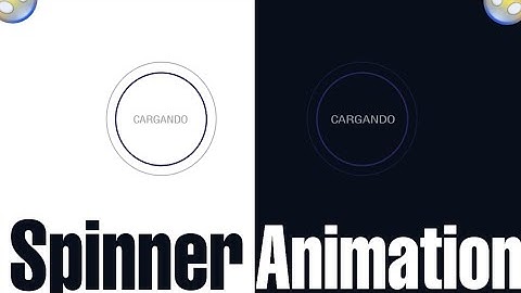 Spinner Animation | HTML and CSS Tutorial💡⏳⏳✔️