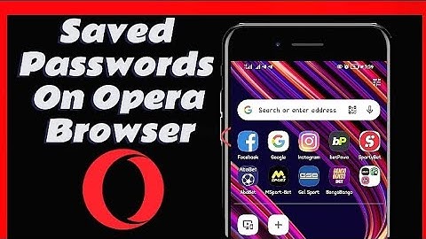 Toegang krijgen tot opgeslagen wachtwoorden in de Opera-browser