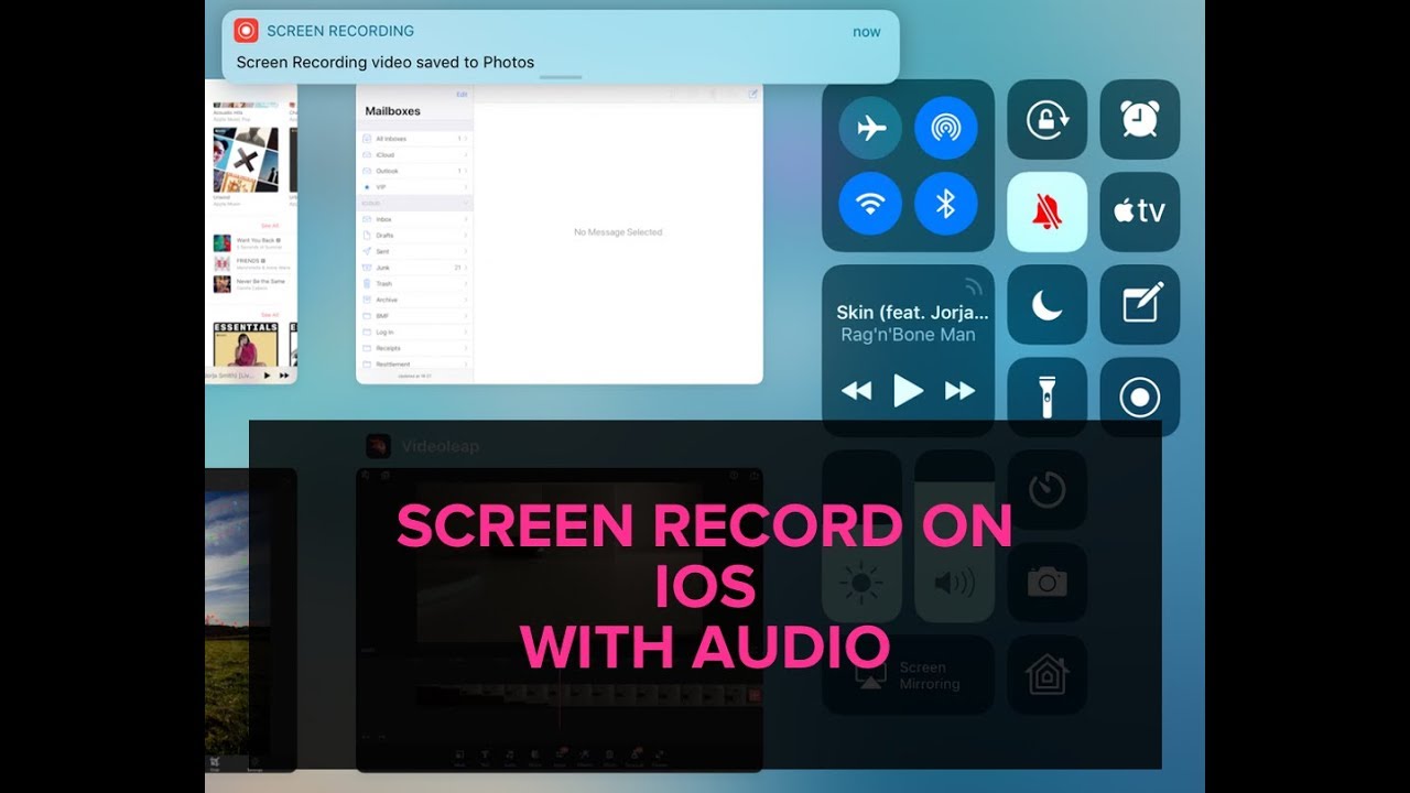 Screen Record IOS with Audio YouTube