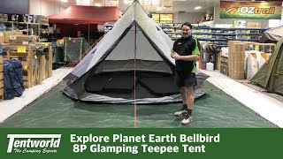 *FEATURES* Explore Planet Earth Bellbird Glamping Teepee Tent