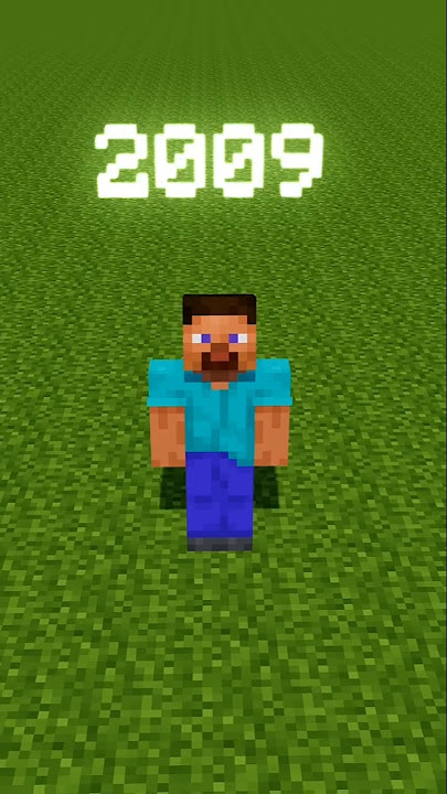 Minecraft 2009 - 2024 #shorts