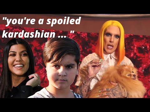 Video: Kourtney Kardashian Dēls Mason Disick ķildas Ar Jeffree Star