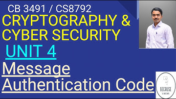 4.5 Message Authentication Code(MAC) Part 1 in Tamil