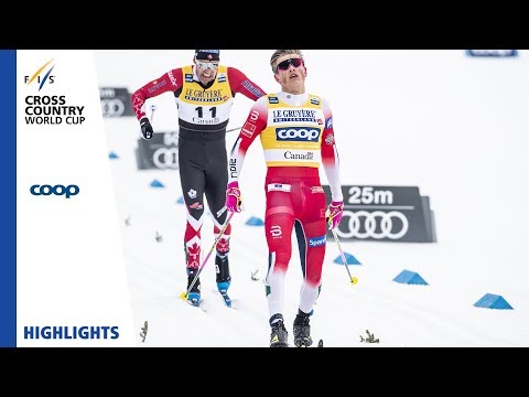 Highlights | Klaebo wins after race drama | Men's Mass Start | Québec | FIS Cross Country