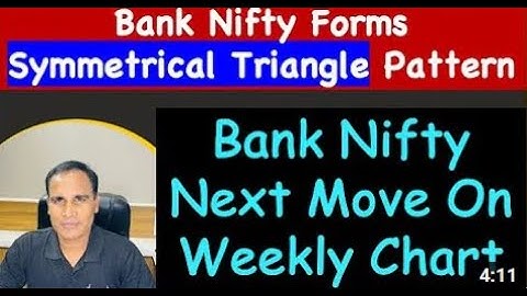 Bank Nifty Forms Symmetrical Triangle Pattern !! Bank Nifty Next Move On Weekly Chart
