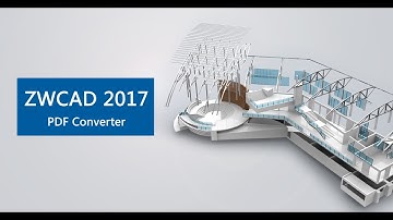 PDF Converter: Converting drawings on a PDF to a DWG in ZWCAD.