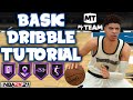 NBA 2K21 MyTEAM BASIC DRIBBLE TUTORIAL! LEARN HOW TO BURST AND QUICKSTOP!