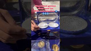 Premium German Silver Bowl Set with Name Customisation | Luxury Gift Item 9109737280