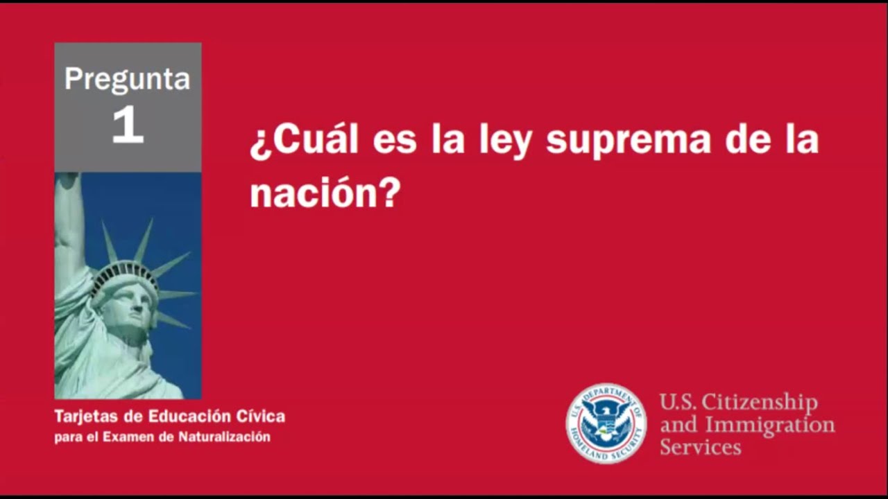 Examen para la Ciudadania Americana en Español Repaso de 13 minutos