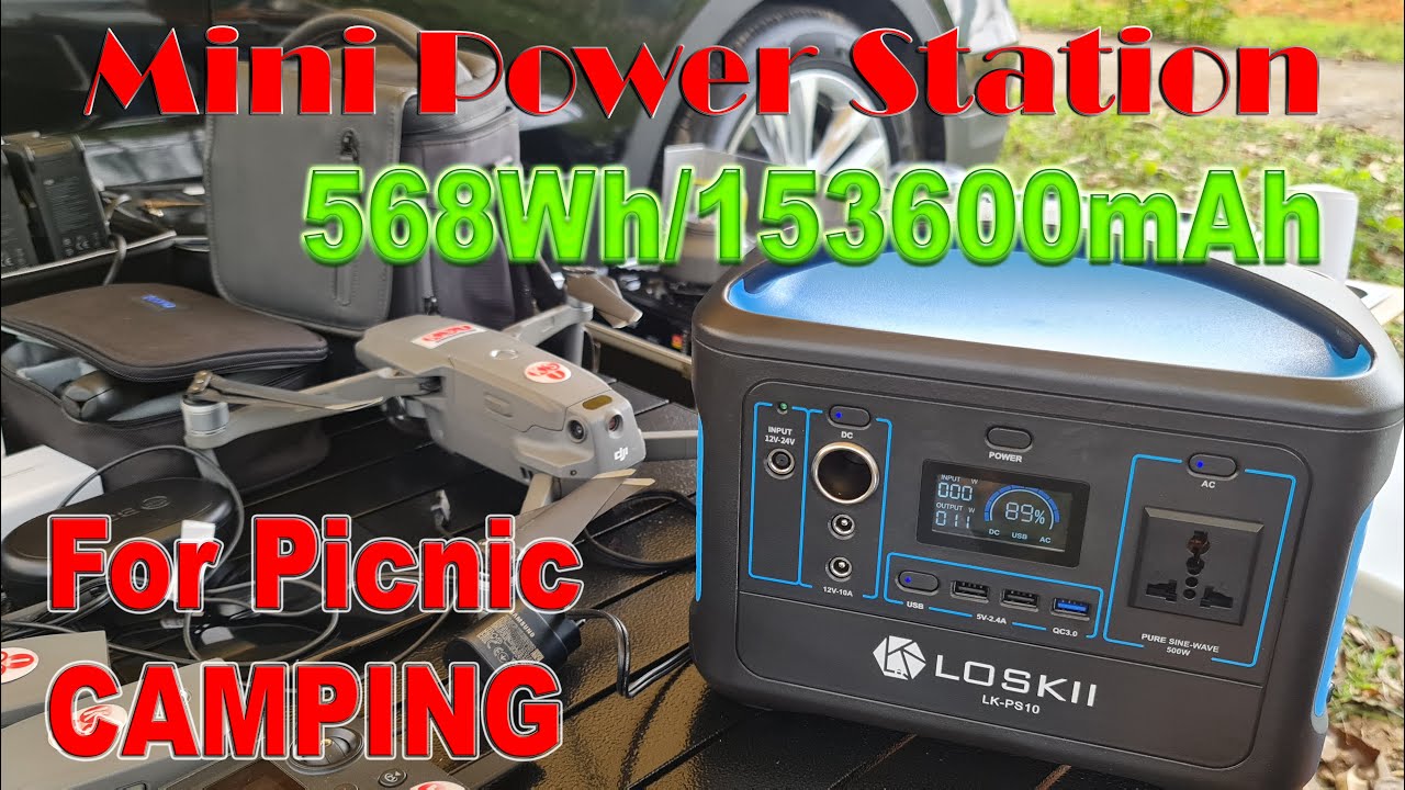 Picnic with Power Station 568Wh-153600mAh Loskii LK-PS10 