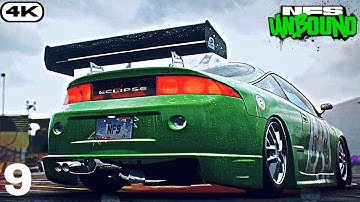 Nfs Unbound (PS5) Mitsubishi Eclipse Customization Part 9 Gameplay (4K)