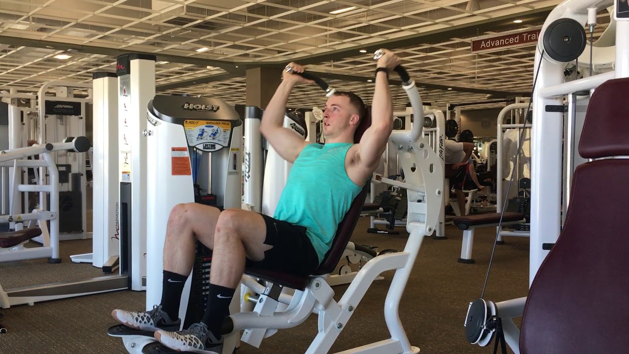 Hoist Shoulder Press Machine YouTube