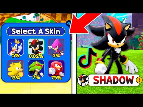 This *SECRET CODE* Gives SHADOW SKIN in Sonic Speed Simulator! 