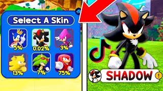 This *SECRET CODE* Gives SHADOW SKIN in Sonic Speed Simulator! 